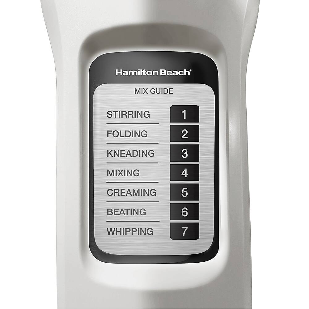 Alt View 12. Hamilton Beach - 300 Watt 7 Speed Stand Mixer - White.