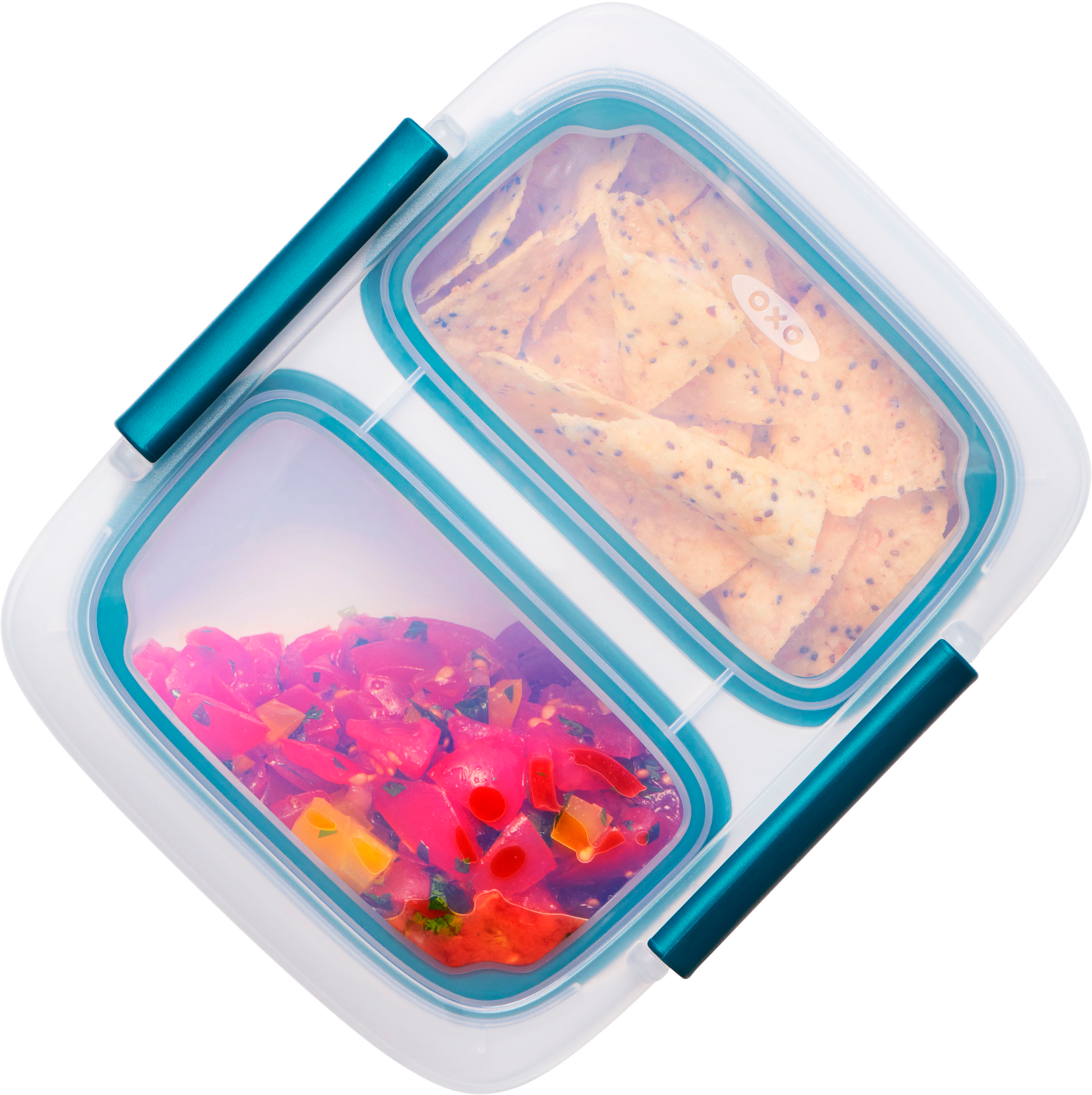 OXO Good Grips 8 Piece Smart Seal Glass Rectangular Container Set Clear  11179400 - Best Buy