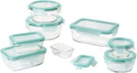 OXO - Good Grips 16 Piece Smart Seal Glass Container Set - Clear - Angle_Zoom