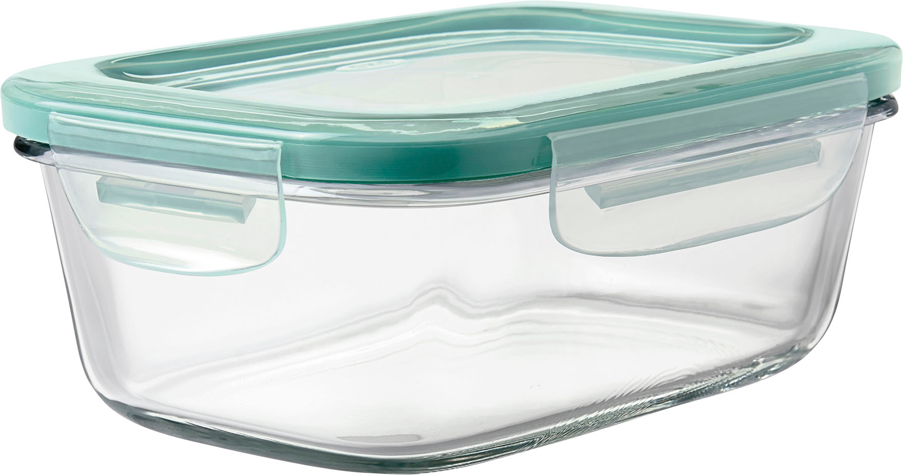 Left View: OXO - Good Grips 16 Piece Smart Seal Glass Container Set - Clear