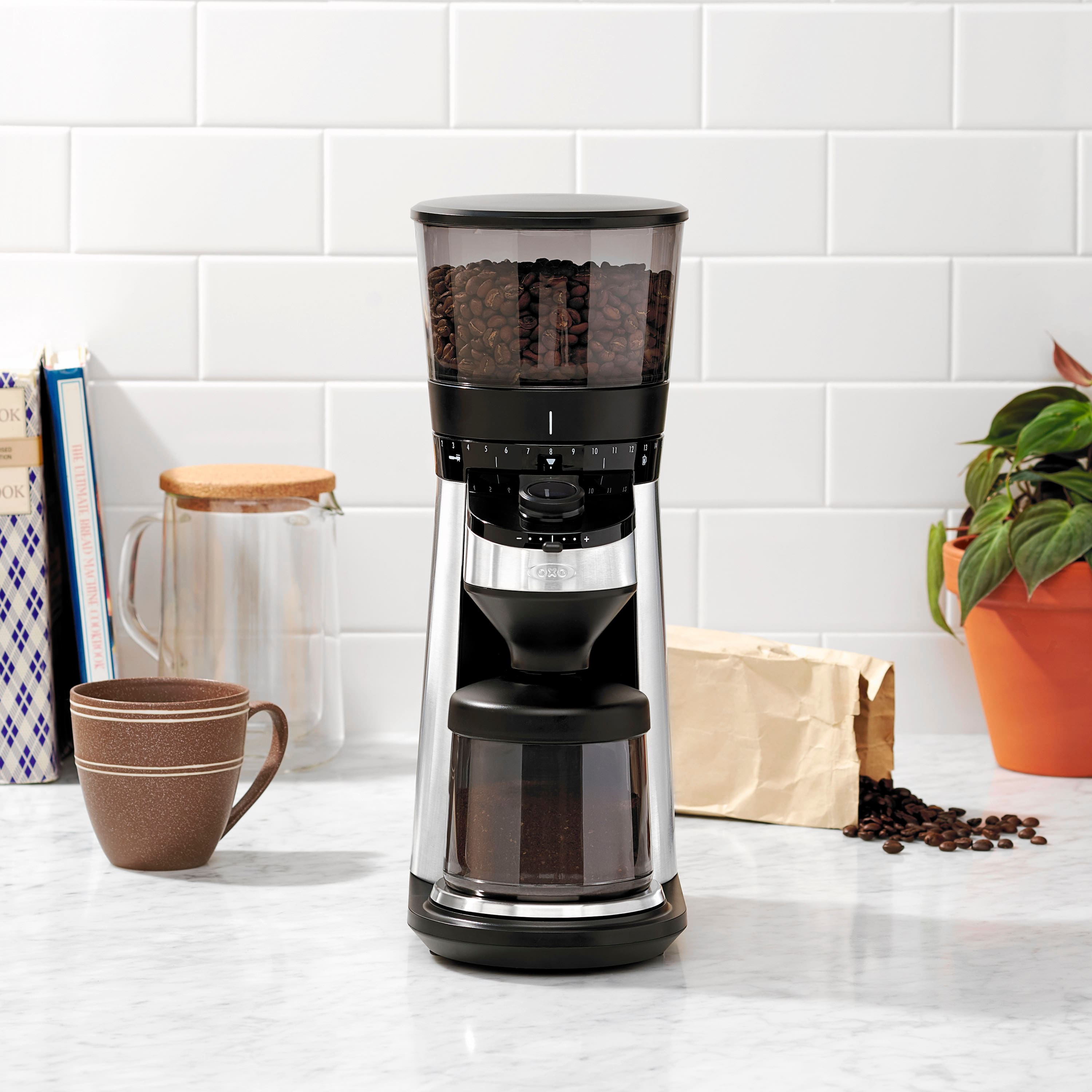 OXO BREW Conical Burr Coffee Grinder - Stainless Steel