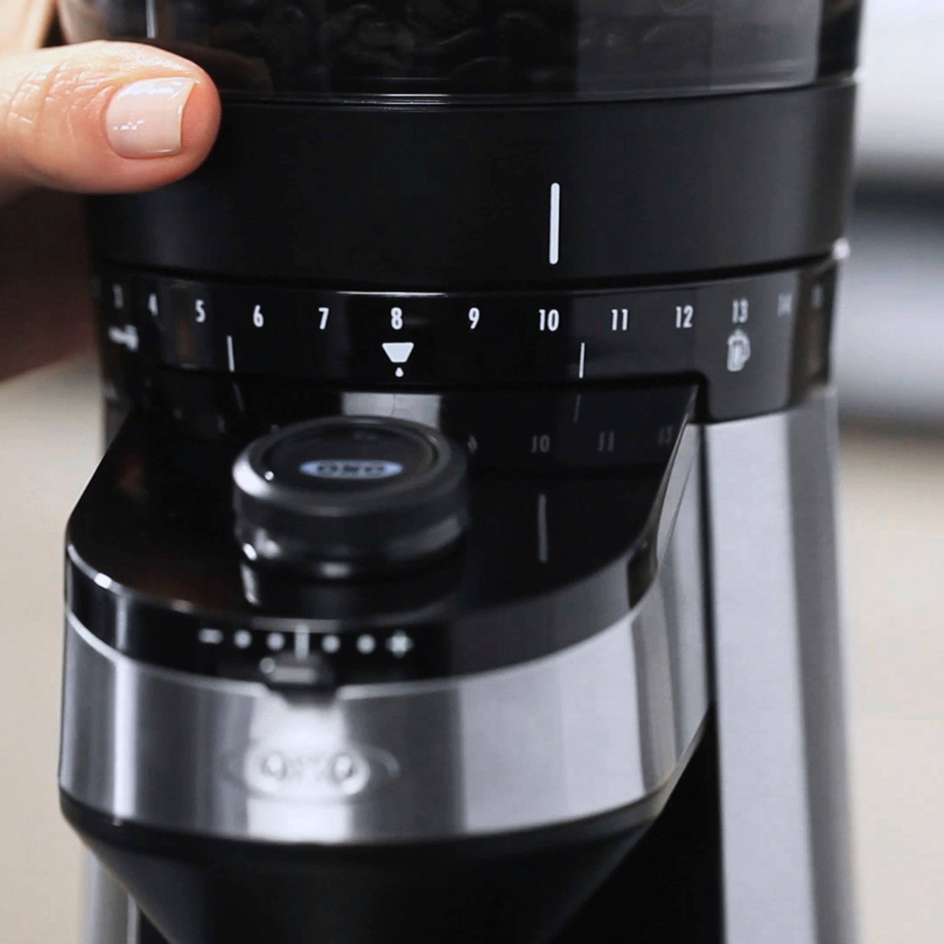  OXO Brew Conical Burr Coffee Grinder with Scale : Home