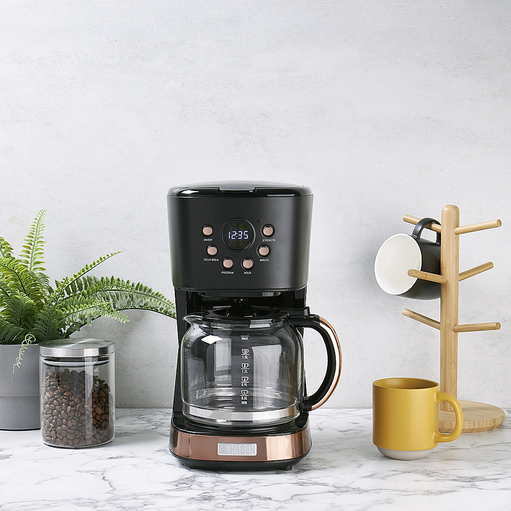 Best Buy: Haden 12-Cup Programmable Coffee Maker with Strength