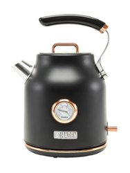 Haden - Dorset 1.7L  Electric Kettle - Black and Copper - Front_Zoom