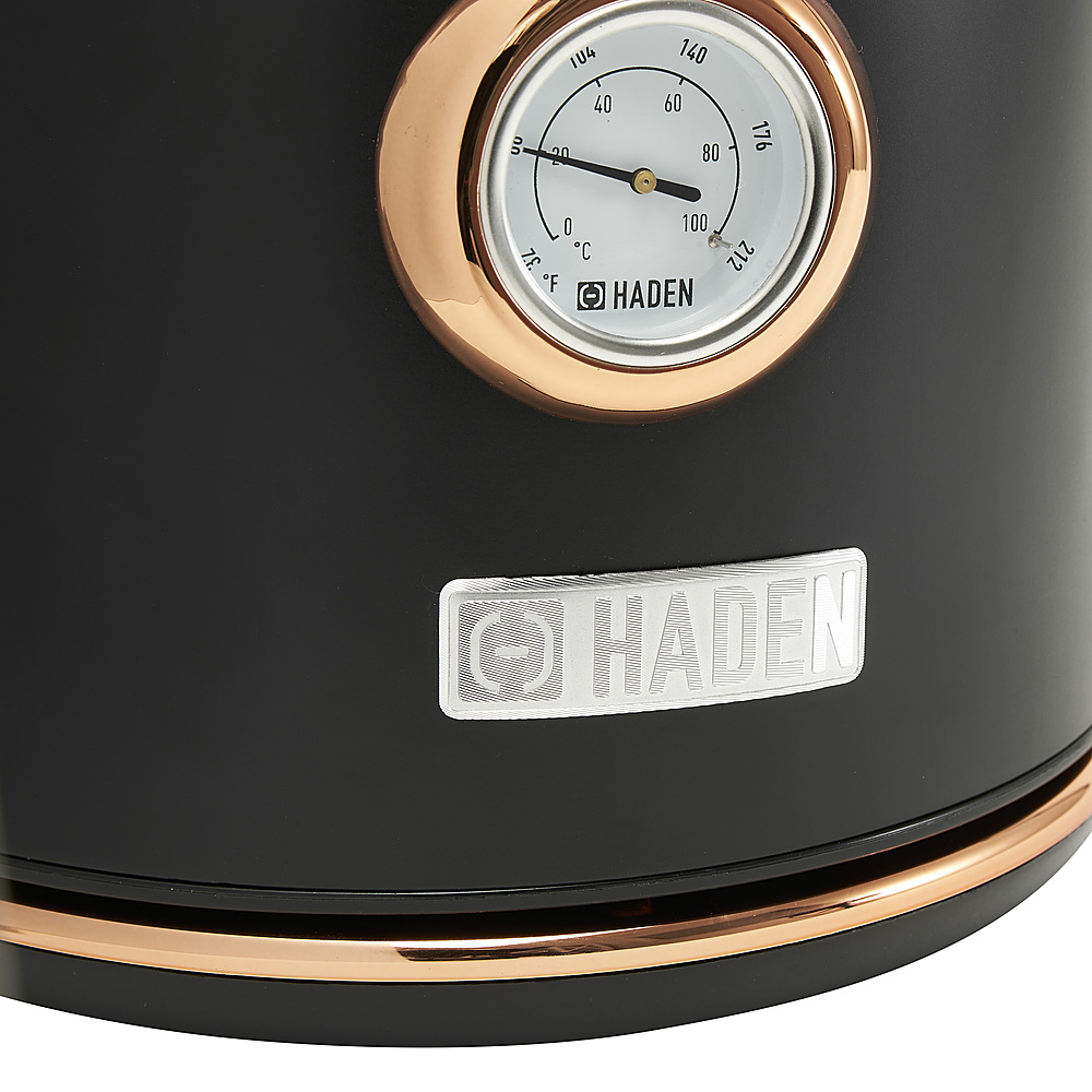 Best Buy: Haden Heritage Electric Kettle Black and Chrome 75095