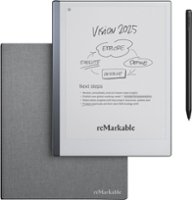 reMarkable 2 - 10.3” Paper Tablet with Marker Plus and Polymer Weave Book Folio - Gray - Front_Zoom