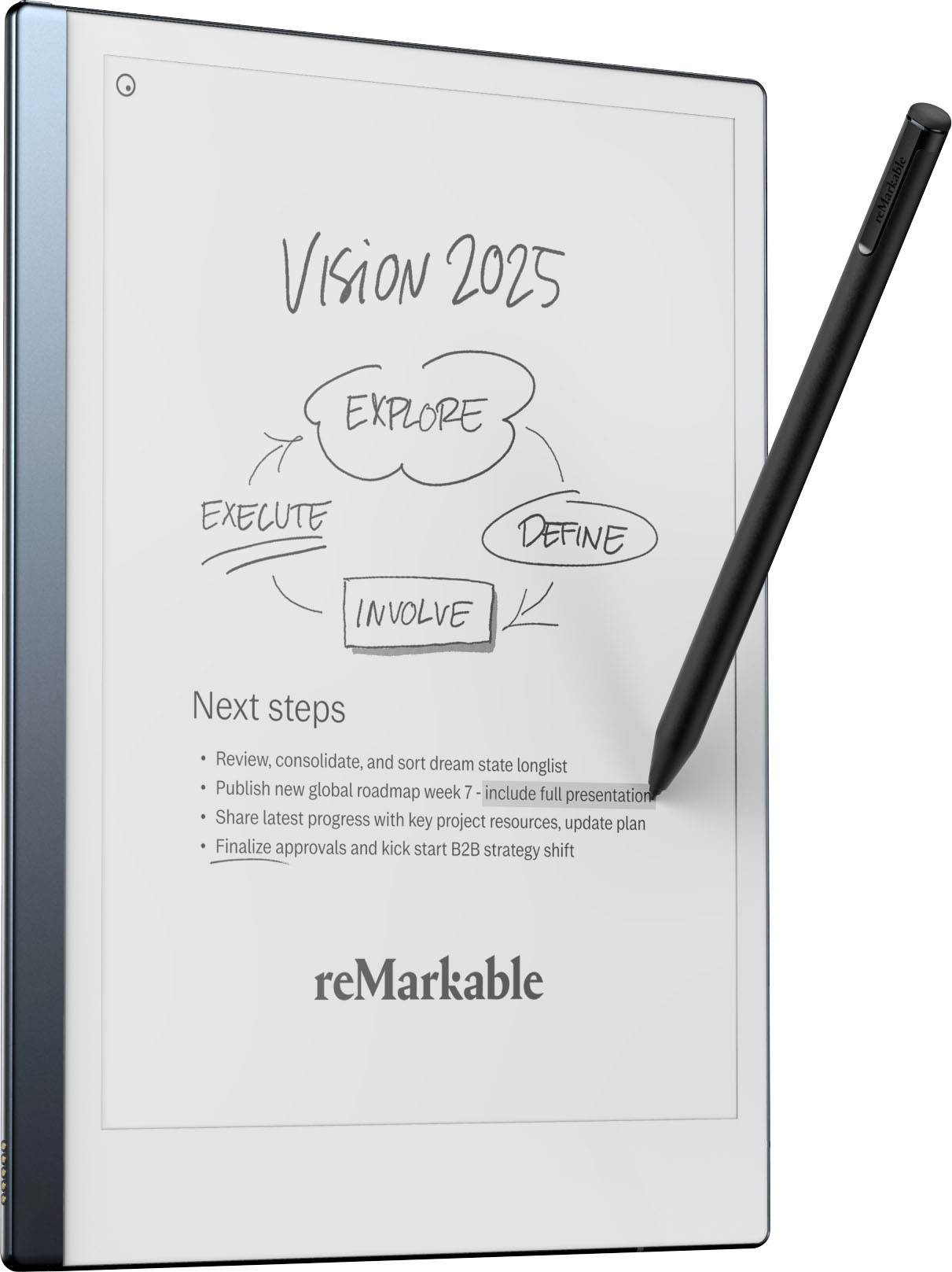 reMarkable 2 Notetaking Tablet with Marker Plus - Micro Center