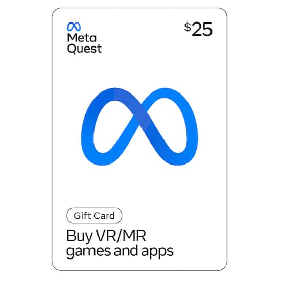 25 Meta Quest Gift Card Digital Meta Quest Gift Card 25 DDP Best Buy