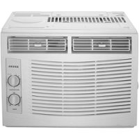 Amana - 150 Sq. Ft 5,000 BTU Window Air Conditioner - White - Front_Zoom