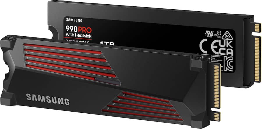 Samsung 990 PRO 1TB Internal SSD PCIe Gen 4x4 NVMe with Heatsink Samsung 990 PRO 1TB Internal SSD PCIe Gen 4x4 NVMe with Heatsink