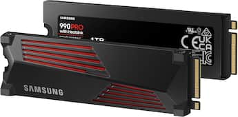Samsung 990 PRO 1TB Internal SSD PCIe Gen 4x4 NVMe with Heatsink Samsung 990 PRO 1TB Internal SSD PCIe Gen 4x4 NVMe with Heatsink