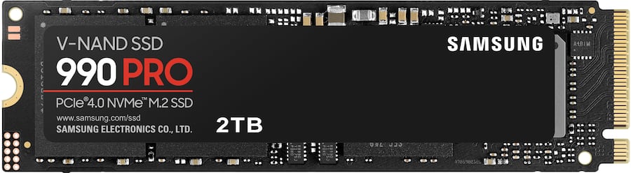 内蔵型SSD Samsung 990 PRO 2TB M.2 NVMe SSD Samsung 990 PRO 2TB Internal SSD PCle Gen 4x4 NVMe MZ