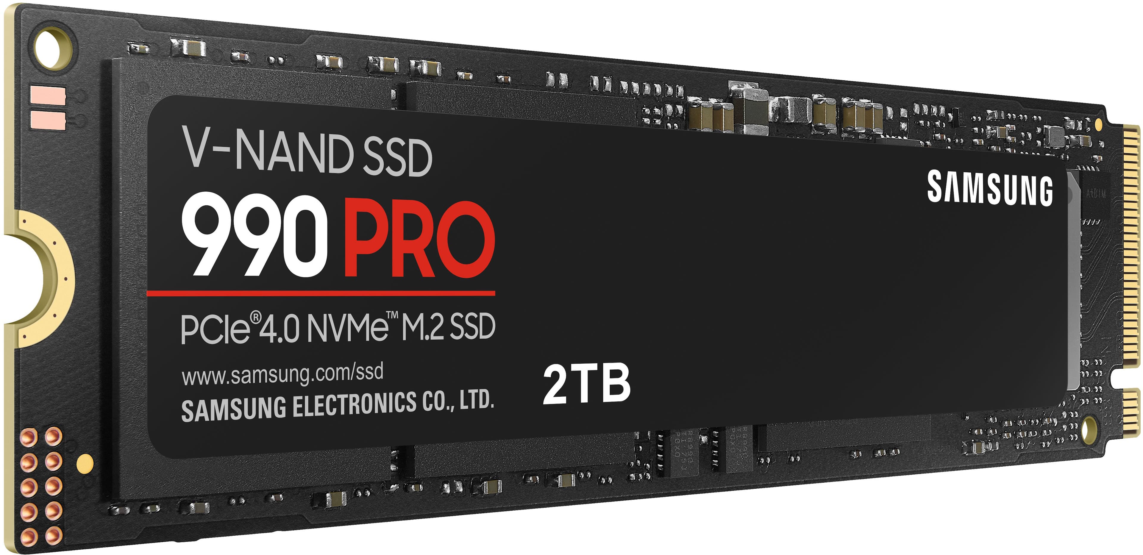 Alt View 11. Samsung - 990 PRO 2TB Internal SSD PCle Gen 4x4 NVMe - Black.