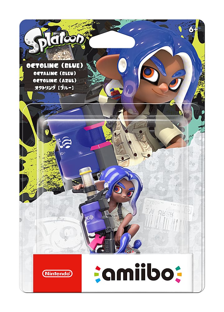 Nintendo - amiibo (Splatoon Series) - Octoling - Blue - Front_Zoom