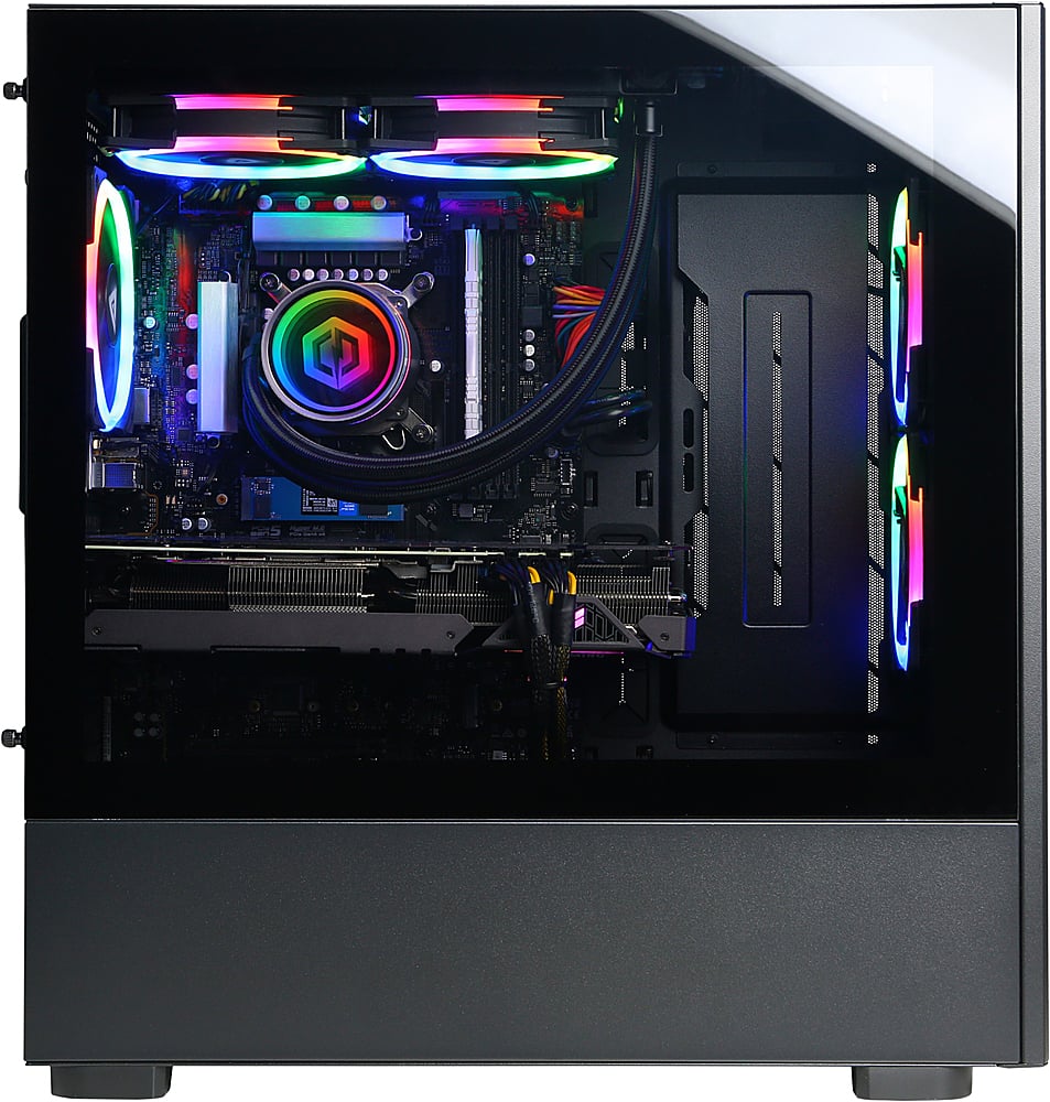 CYBERPOWERPC Centurion Gaming PC - Intel Core i9-11900KF, Nvidia RTX 3080  LHR 10GB, 16GB RAM, 1TB NVMe SSD, Liquid Cooling, 750W PSU, Wi-Fi, Windows