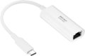 Angle Zoom. Best Buy essentials™ - USB-C to Ethernet Adapter - White.
