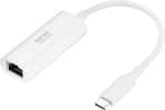 Front. Best Buy essentials™ - USB-C to Ethernet Adapter - White.