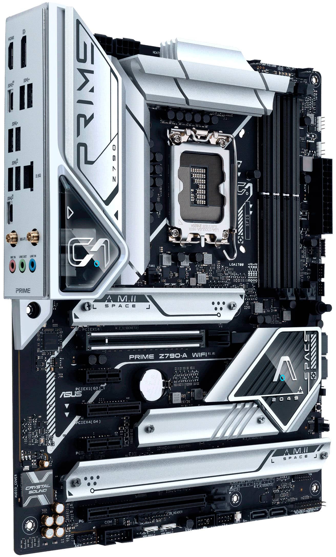 Alt View 11. ASUS - PRIME Z790-A WIFI (Socket LGA 1700) Intel Z790 ATX DDR5 Wi-Fi 6E Motherboard - Black.