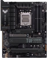 ASUS - TUF GAMING X670E-PLUS WIFI (Socket AM5) AMD Ryzen 7000 Series ATX Motherboard - Front_Zoom