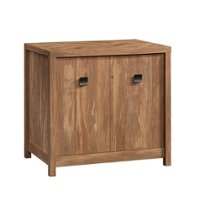 Sauder - Cannery Bridge Utility Cabinet - Brown - Front_Zoom