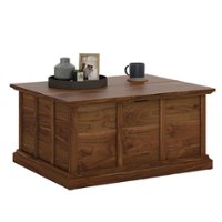 Sauder - Cottage Road Storage Coffee Table - Light Brown - Front_Zoom