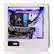 Angle. CLX - SET Gaming Desktop - AMD Ryzen 9 7900X - 64GB DDR5 4800 Memory - NVIDIA GeForce RTX 4090 - 1TB M.2 NVMe SSD + 6TB HDD - White.