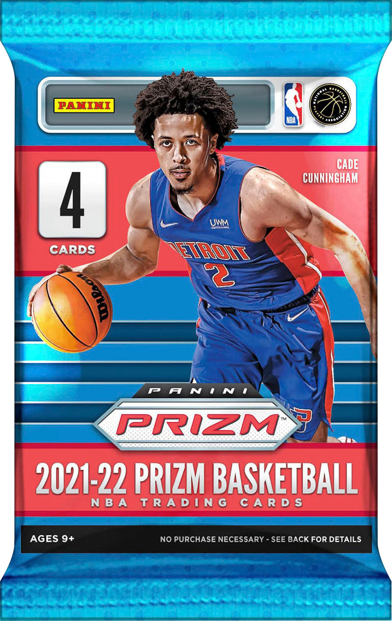Best Buy: Panini 2021-2022 Prizm NBA Basketball Retail Pack SPPAN212BKTPRZR