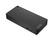 Front. Lenovo - USB-C Docking Station - Black.