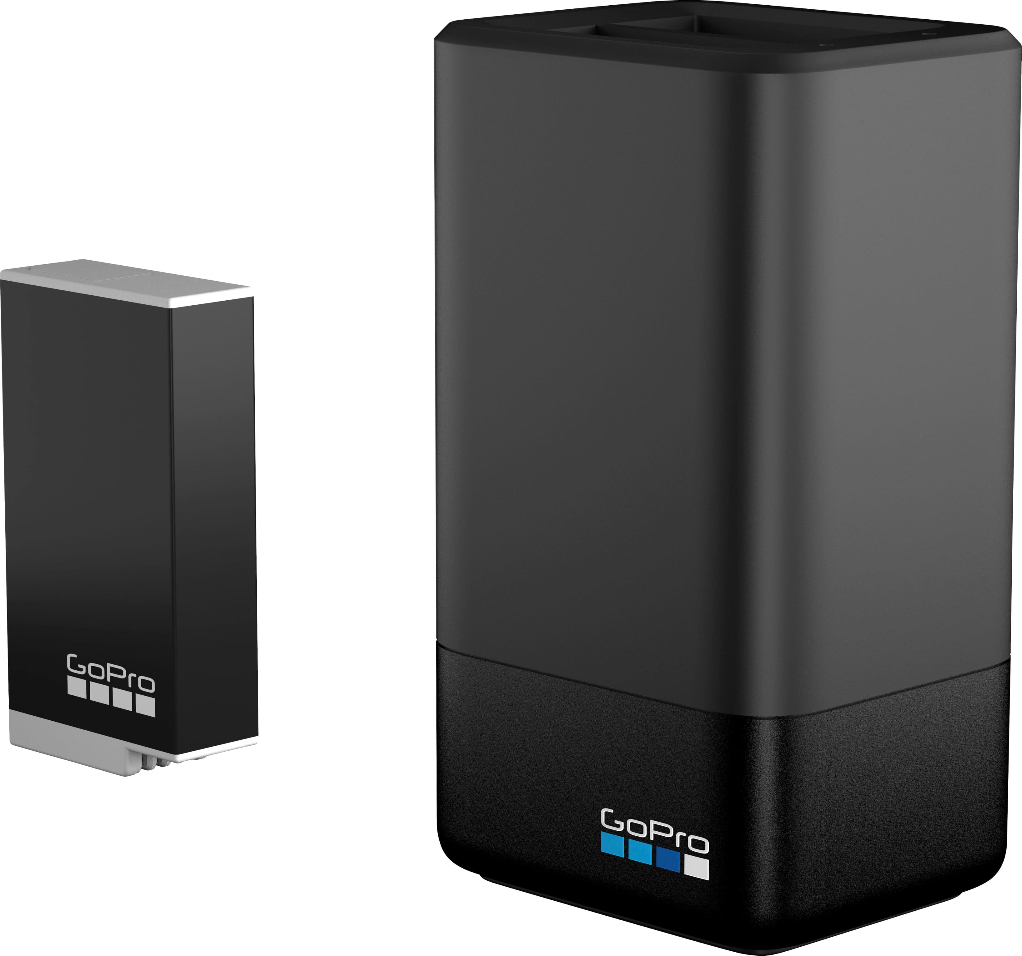 Front. GoPro - Enduro Dual Battery Charger and Lithium-ion Battery for MAX - Black.