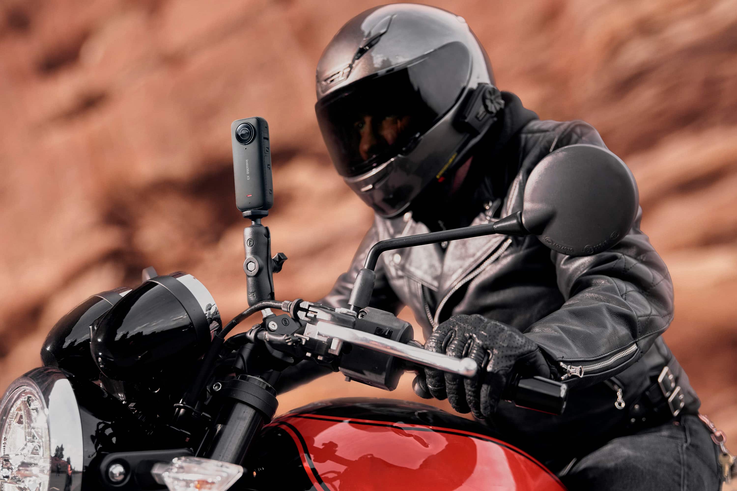 Alt View 17. Insta360 - X3 5.7K 360 Degree Action Camera - Black.