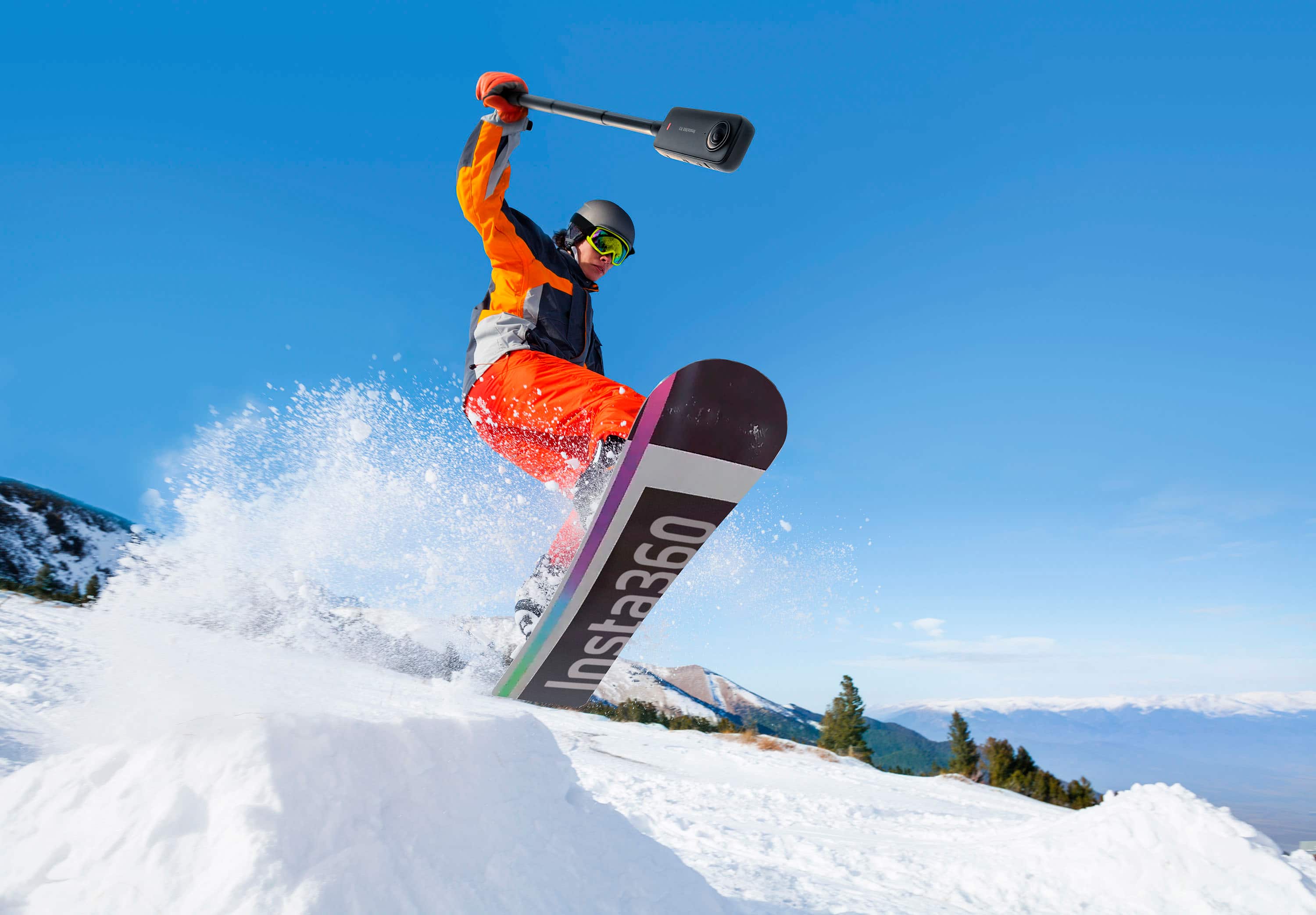 Alt View 21. Insta360 - X3 5.7K 360 Degree Action Camera - Black.