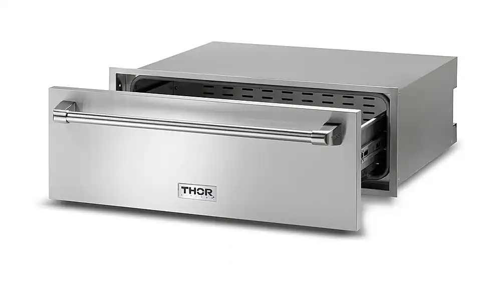 Left. Thor Kitchen - 30" Warming Drawer Oven.