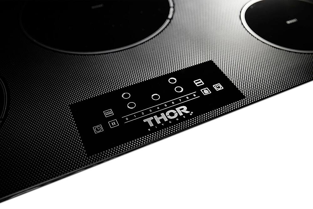 Alt View 12. Thor Kitchen - 36" Built-in Electric Induction Cooktop - Black.