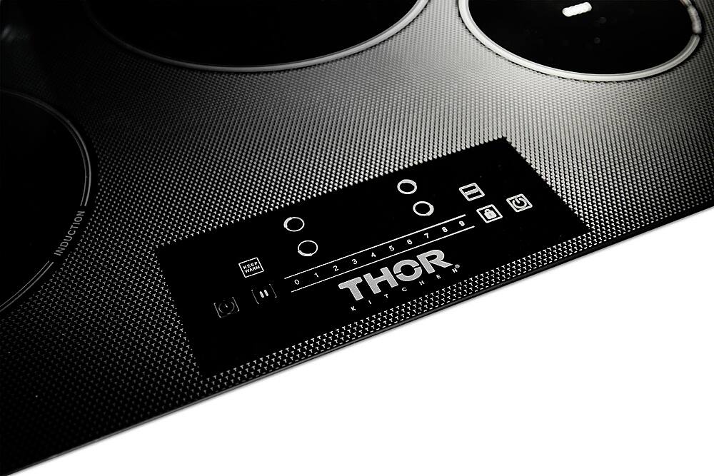 Alt View 12. Thor Kitchen - 30" Built-in Electric Induction Cooktop - Black.