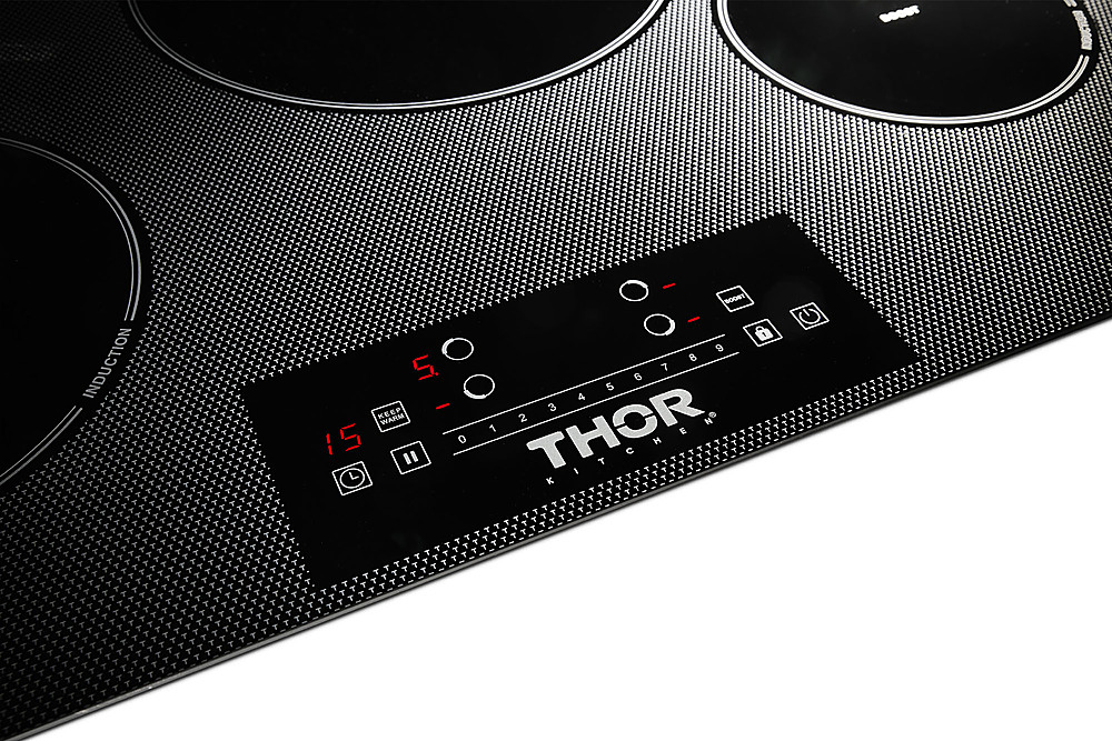 Alt View 15. Thor Kitchen - 30" Built-in Electric Induction Cooktop - Black.