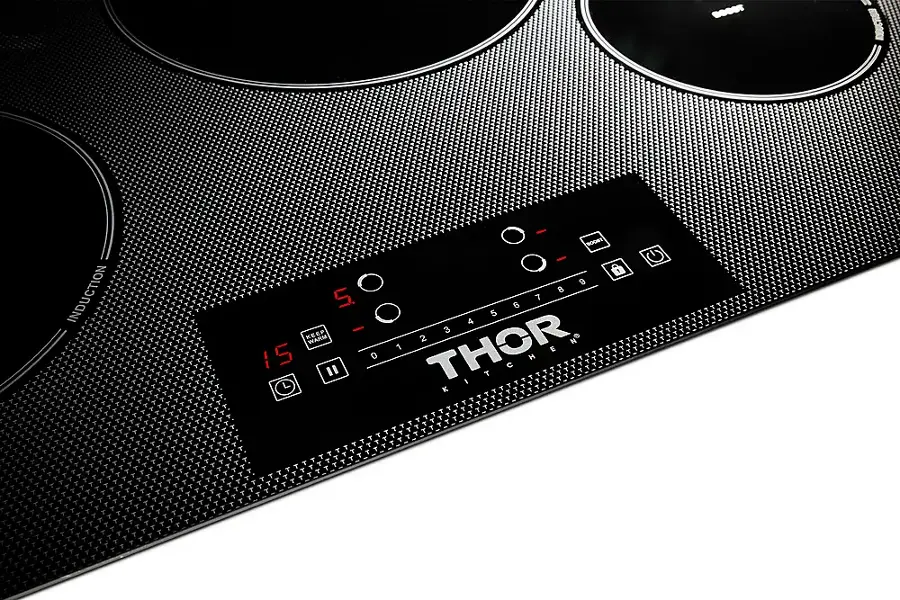 Alt View 15. Thor Kitchen - 30" Built-in Electric Induction Cooktop - Black.