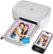 Front. HP - Sprocket Studio Plus WiFi Photo Printer, Compatible with iOS and Android - White.