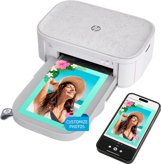 HP Sprocket Studio Plus WiFi Photo Printer Compatible with iOS