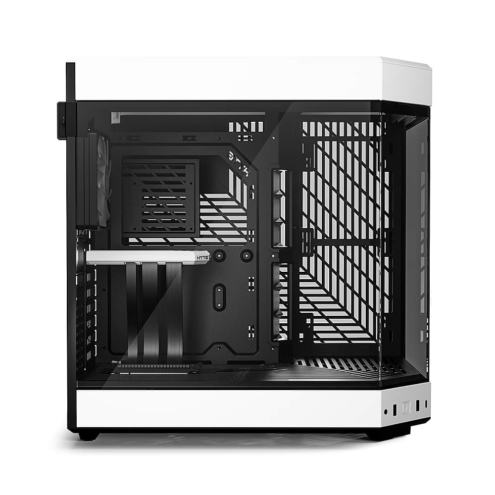 HYTE Y60 ATX Computer Case, PCIe 4.0 Riser Cable Included White CS