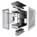 Alt View 15. HYTE - HYTE - Y60 ATX Mid-Tower PC Case - White.