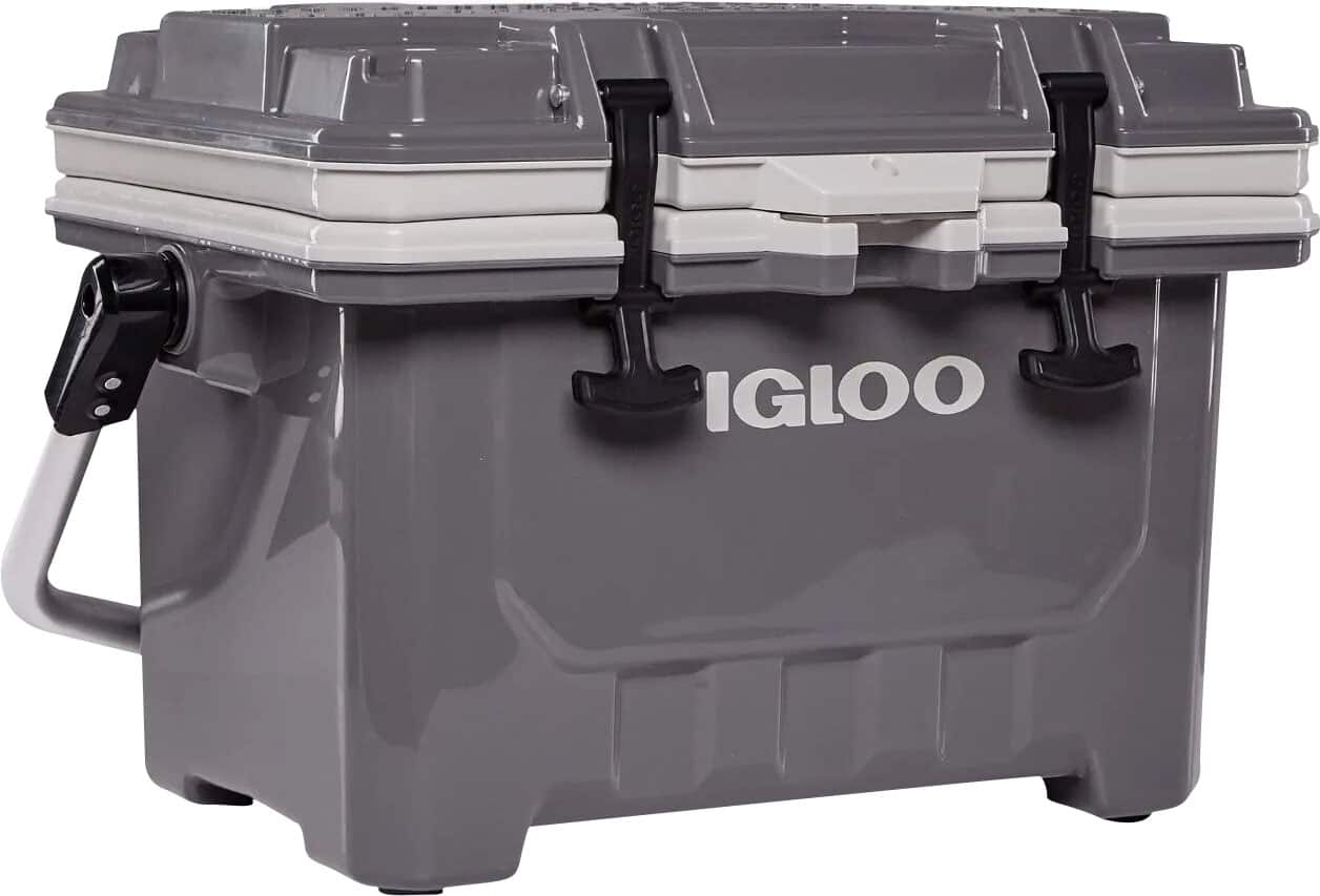 Alt View 12. Igloo - IMX 24 Quart Cooler - Gray.