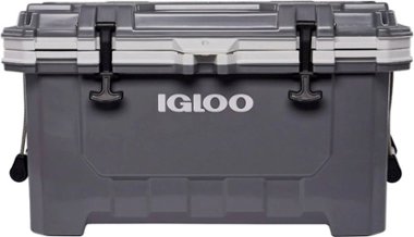 Igloo - IMX 70 Quart Cooler - Gray - Front_Zoom