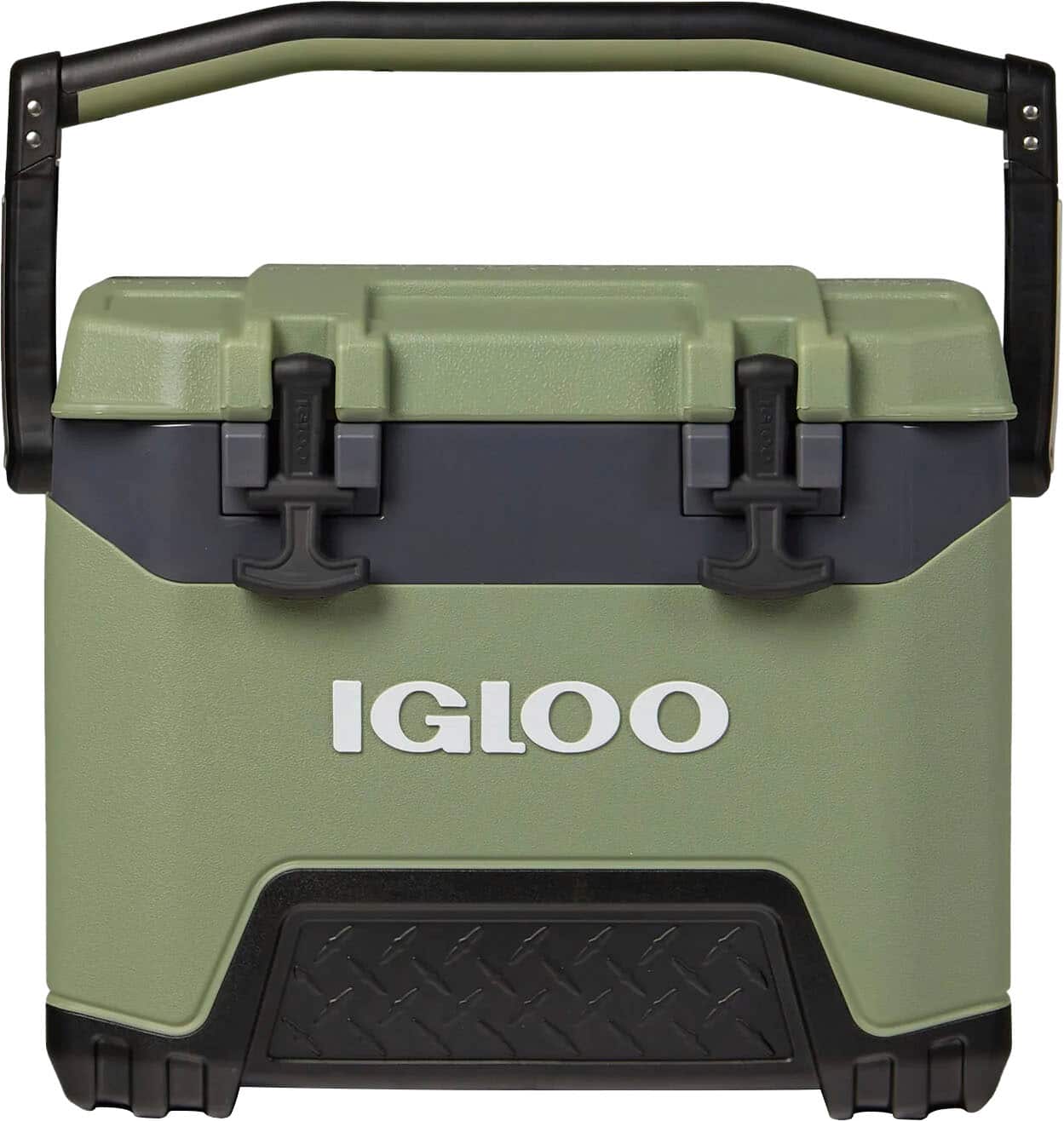 Front. Igloo - BMX 25 Quart Cooler - Oil Green.