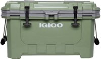 Front Zoom. Igloo - IMX 70 Quart Cooler - Oil Green.