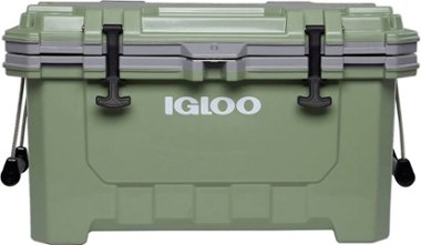 Igloo - IMX 70 Quart Cooler - Oil Green - Front_Zoom