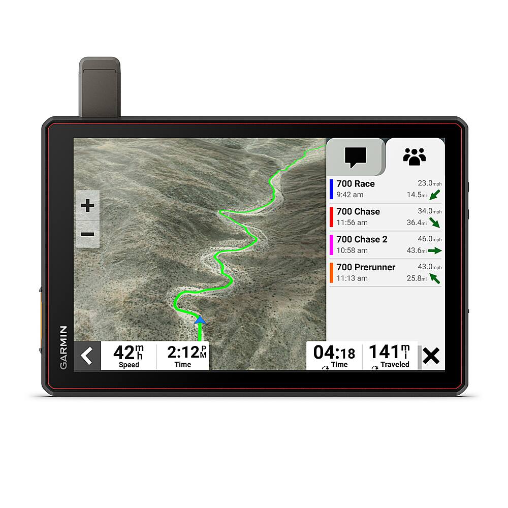 Garmin - Tread XL Baja Chase Edition 10.1" GPS with Built-In Bluetooth - Black