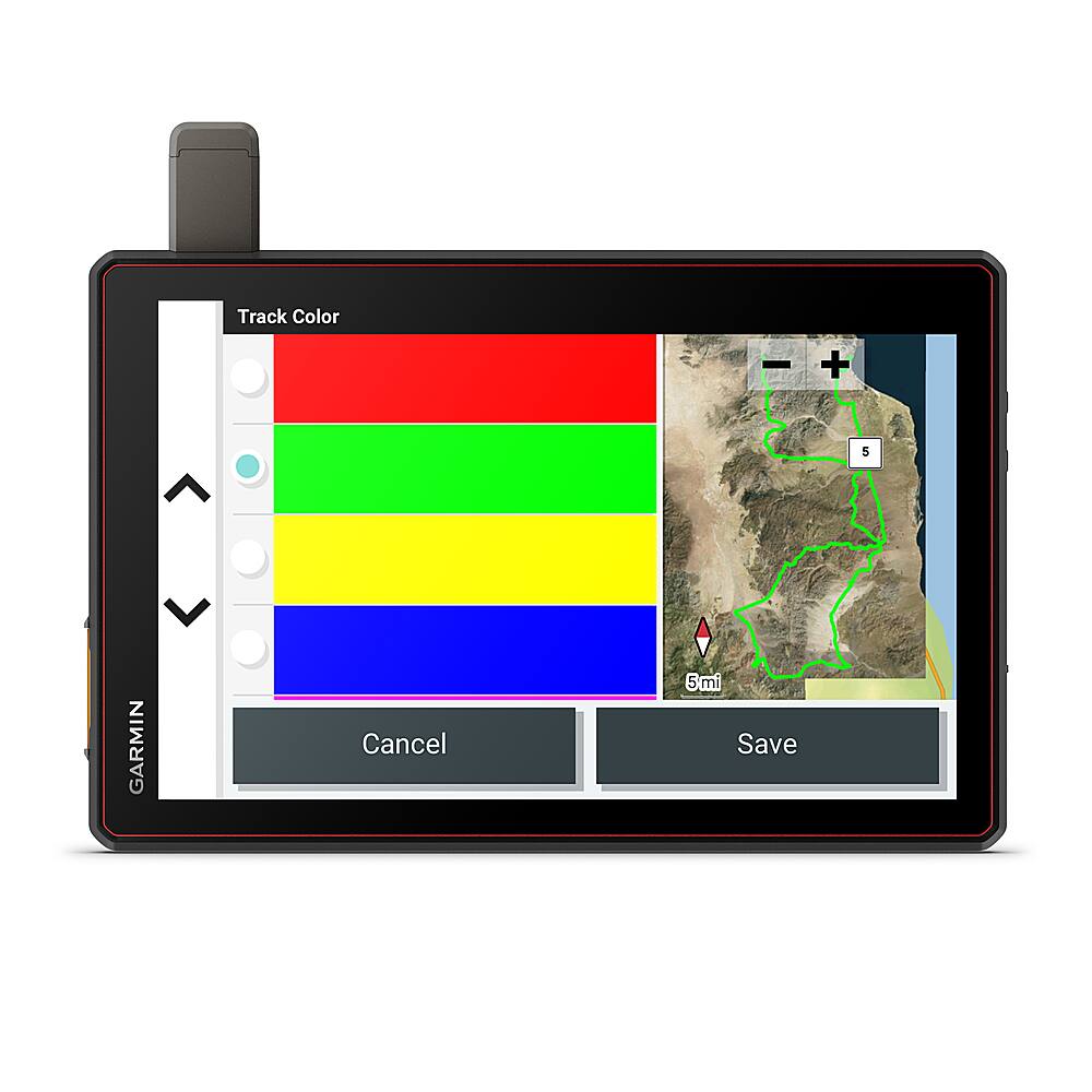 Alt View 12. Garmin - Tread XL Baja Chase Edition 10.1" GPS with Built-In Bluetooth - Black.
