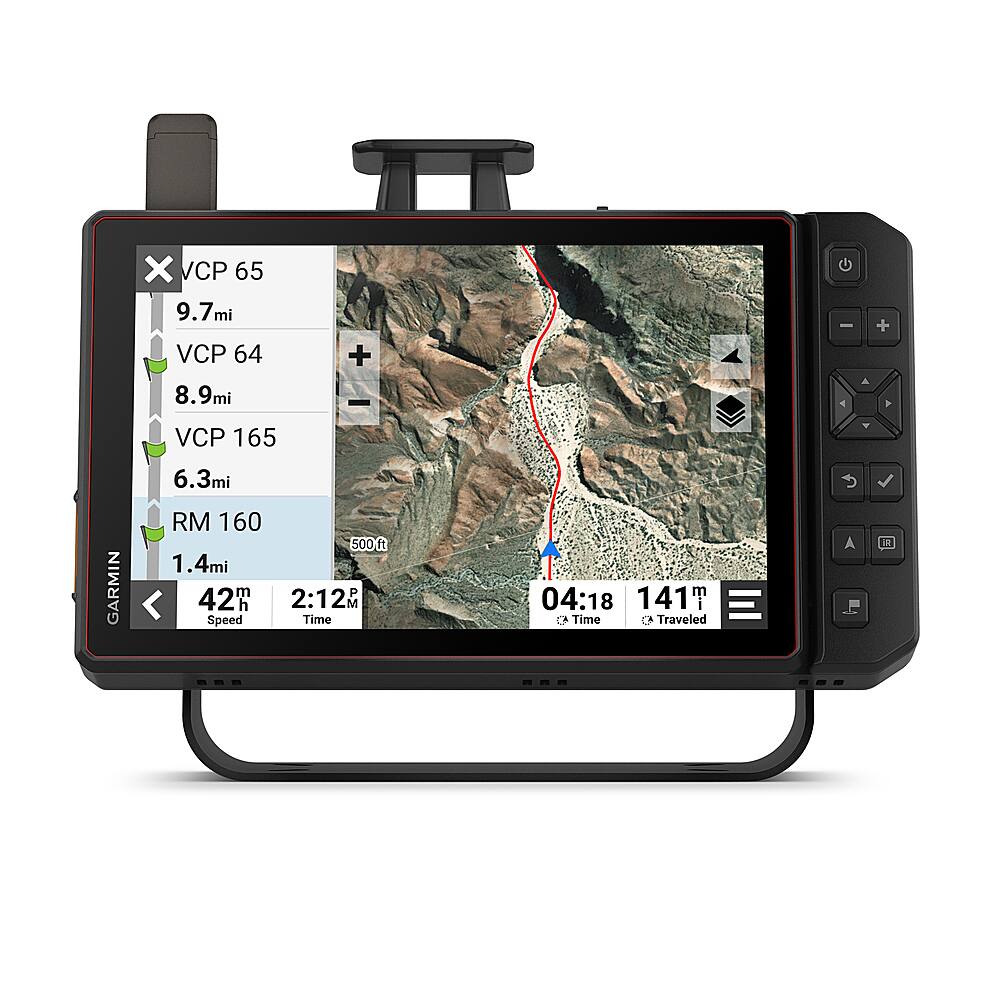 Front. Garmin - Tread XL Baja Race Edition 10.1" GPS with Built-In Bluetooth - Black.