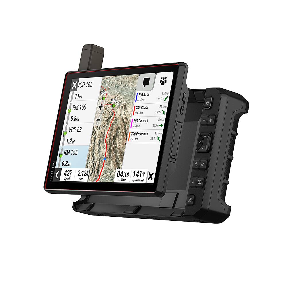 Left. Garmin - Tread XL Baja Race Edition 10.1" GPS with Built-In Bluetooth - Black.