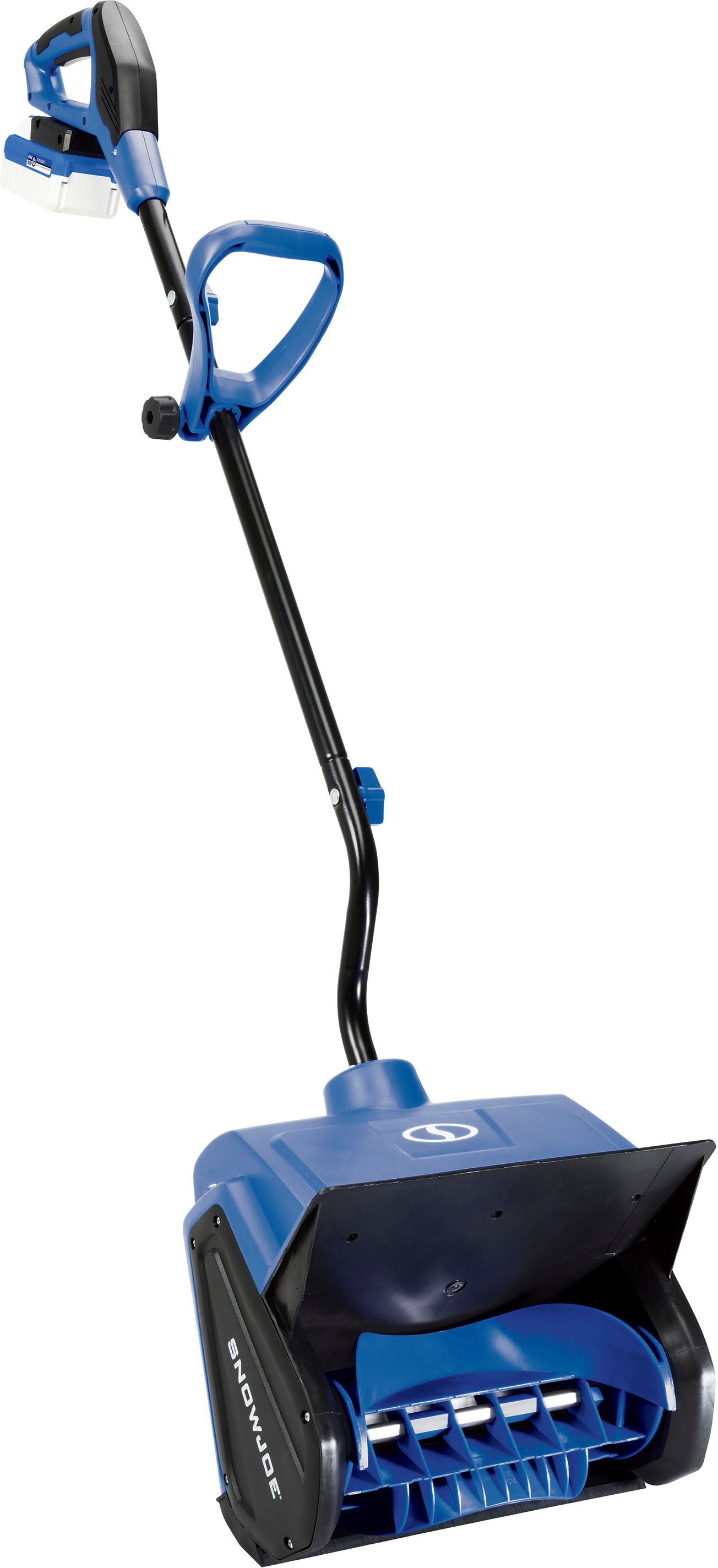 Angle View: Snow Joe - 24-Volt iON+ 13-Inch Single Stage Cordless Snow Shovel with Ice Dozer (1 x 4Ah Battery and 1 x Charger) - blue
